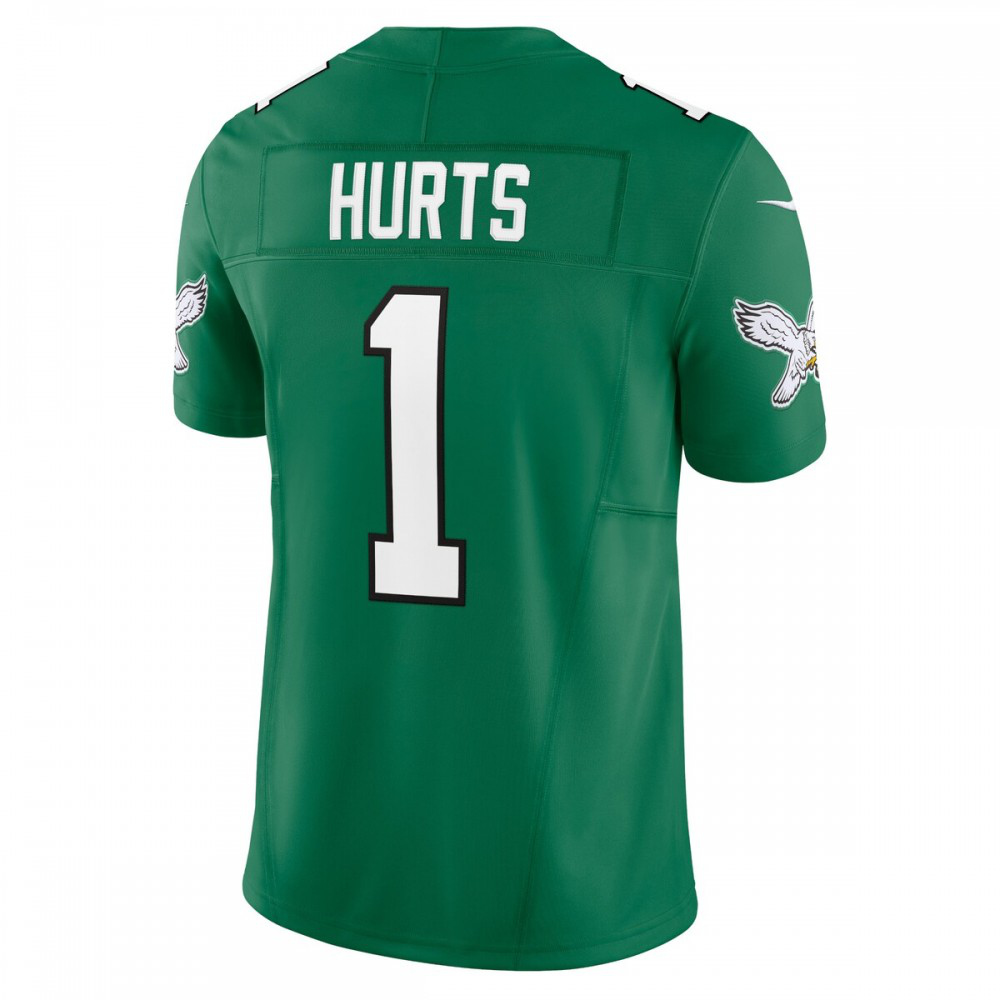 Jalen Hurts Philadelphia Eagles Nike Vapor F.U.S.E. Limited Jersey - Kelly Green-GridironStore